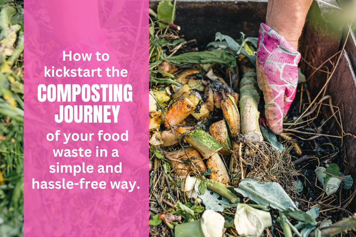 How to kickstart the composting journey of your food waste in a simple and hassle-free way.