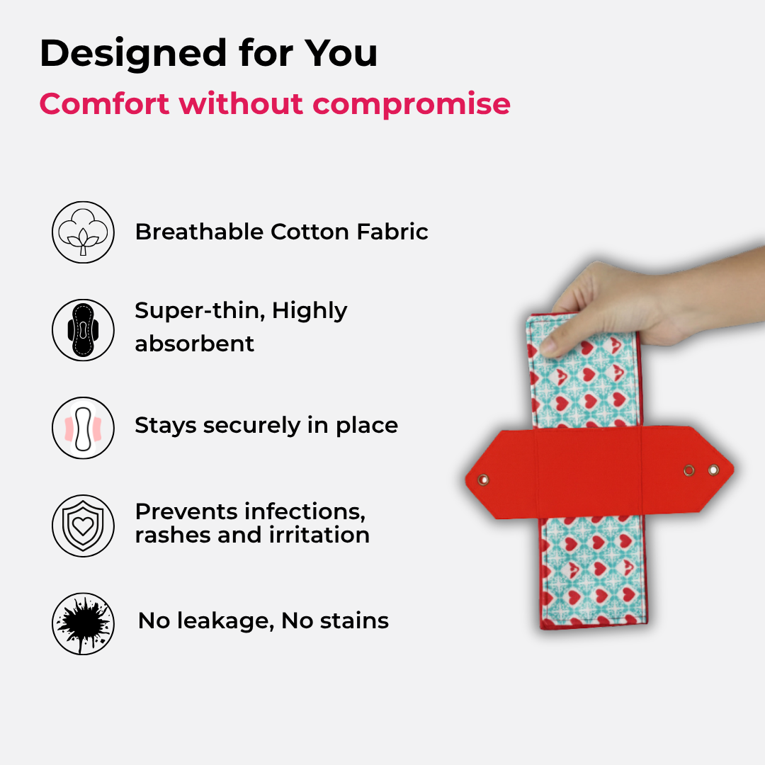 Dharwad Pads – Reusable Foldable Cloth Pads for Period Care