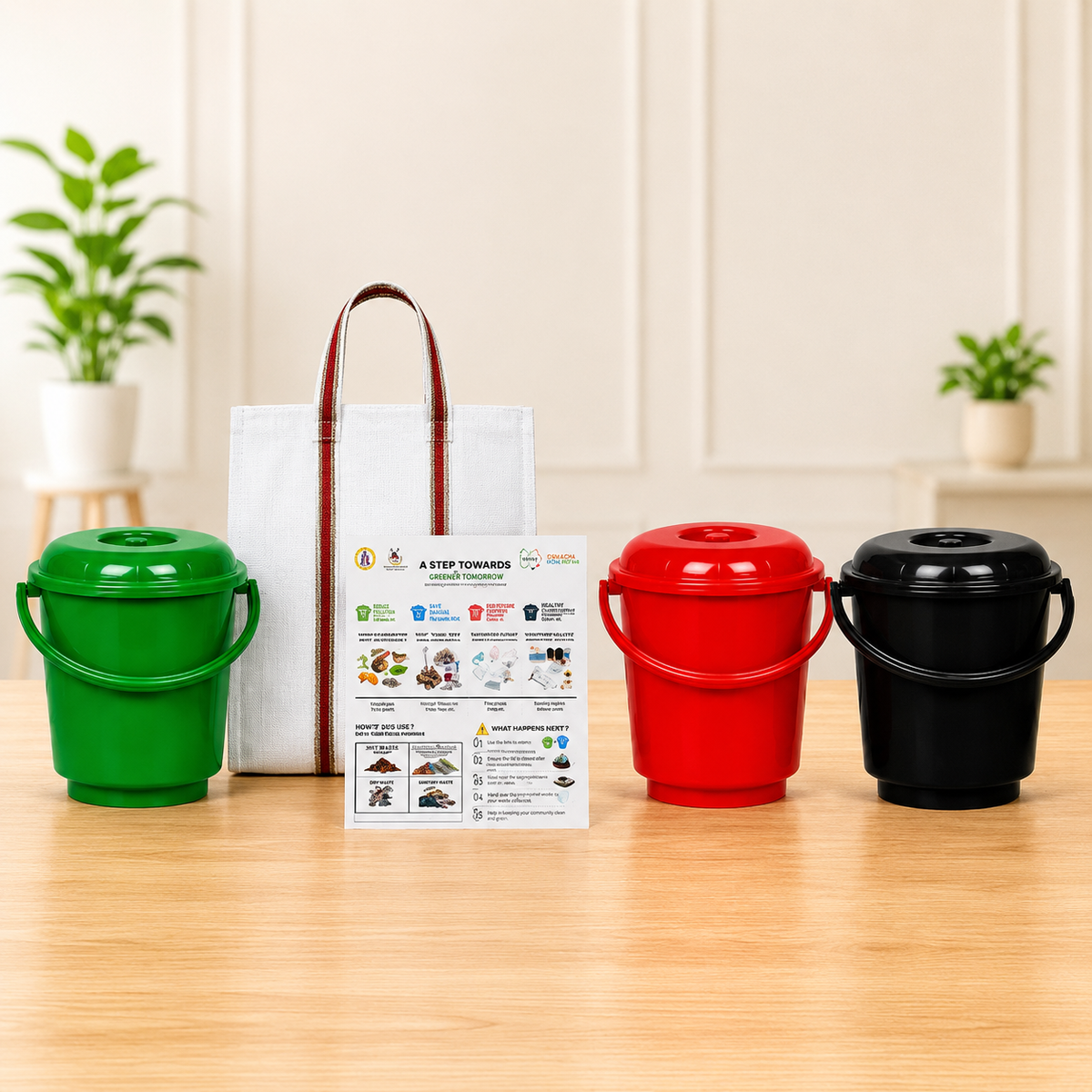 WASTE SEGREGATION KIT(Set of 5)