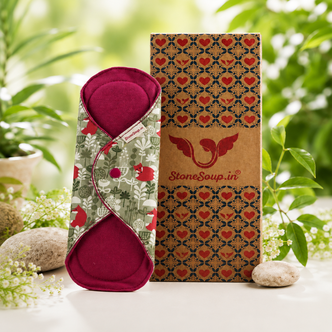 StoneSoup reusable cloth pad for sustainable menstrual care