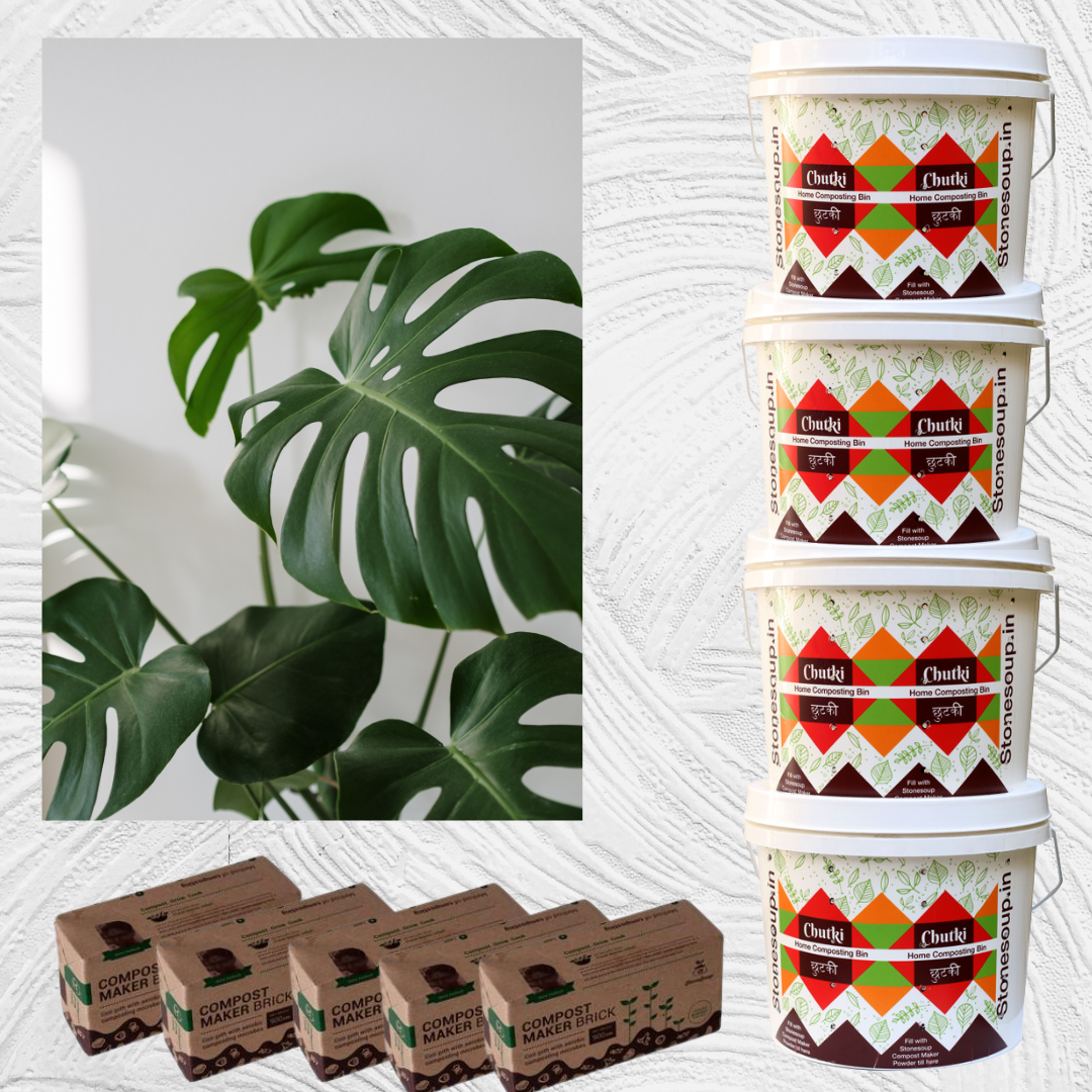 Stackable Home Composting Kit with Aerobic Compost Bin | StoneSoup