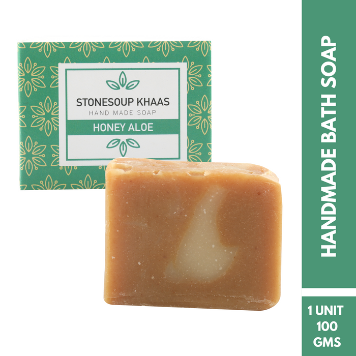 Stonesoup Khaas Soap: Honey Aloe 100g - Stonesoup Shop