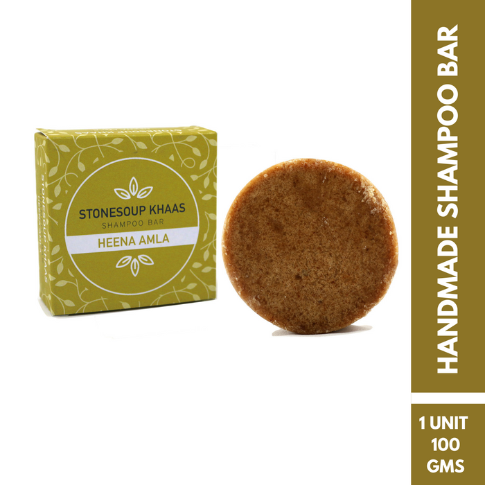 Stonesoup Khaas Shampoo Bar: Heena Amla - Stonesoup Shop