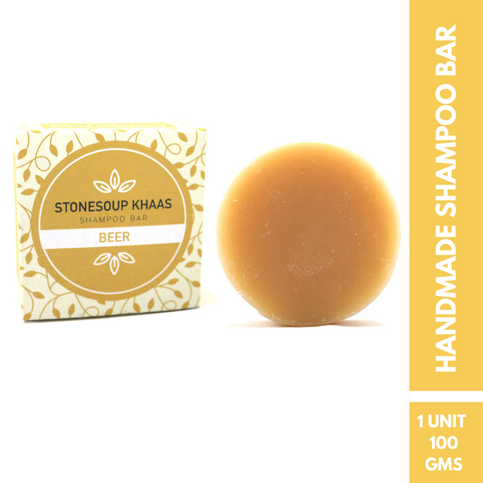 Stonesoup Khaas Shampoo Bar: Beer 100g - Stonesoup Shop