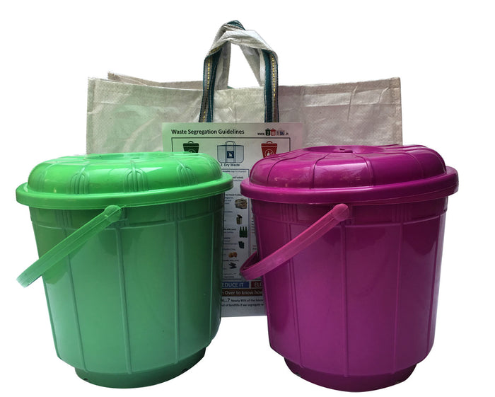 Waste Segregation Kit - 2bin1bag( set of 5) - Stonesoup Shop