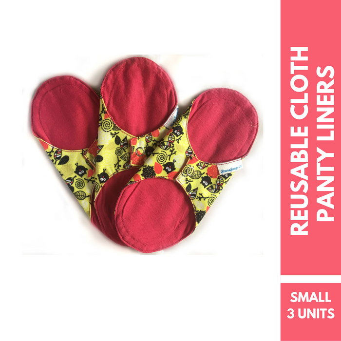 Mandya Reusable Cloth Panty Liners (set of 3)