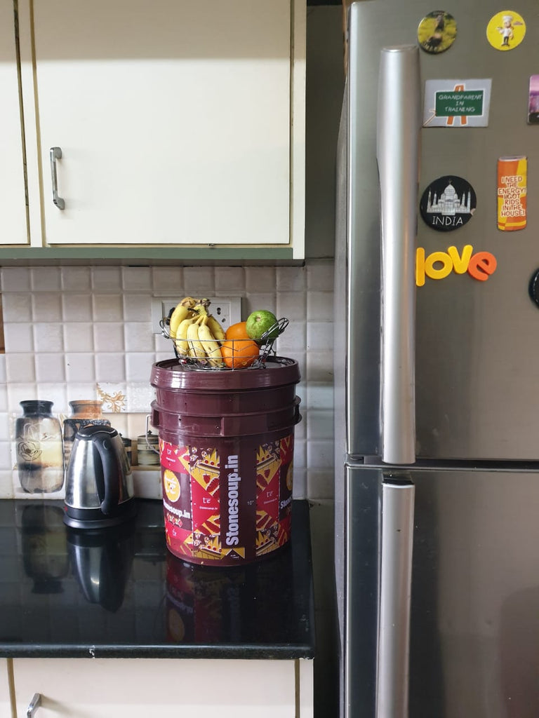 New Stonesoup Te Composter 20ltr No smell, No effort aerobic home composting kit - Stonesoup Shop