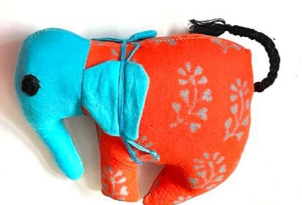 Eco-friendly Stuffed Cotton fabric plush toy elephant small