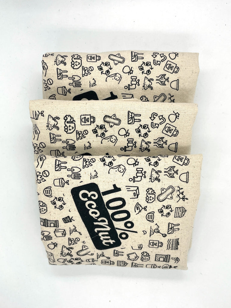 Eco-nut Cotton Cloth bags/shopping bags: Set of 3