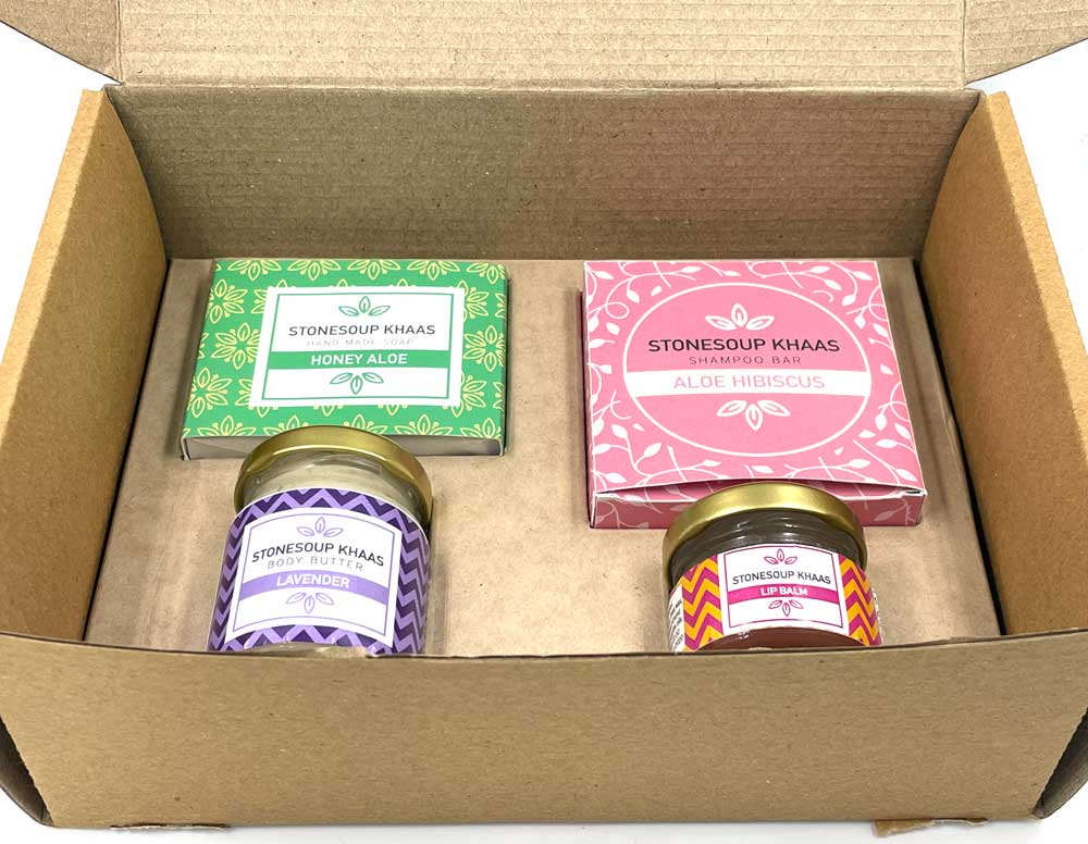 Natural Personal care Gift hamper for her|Stonesoup Shop