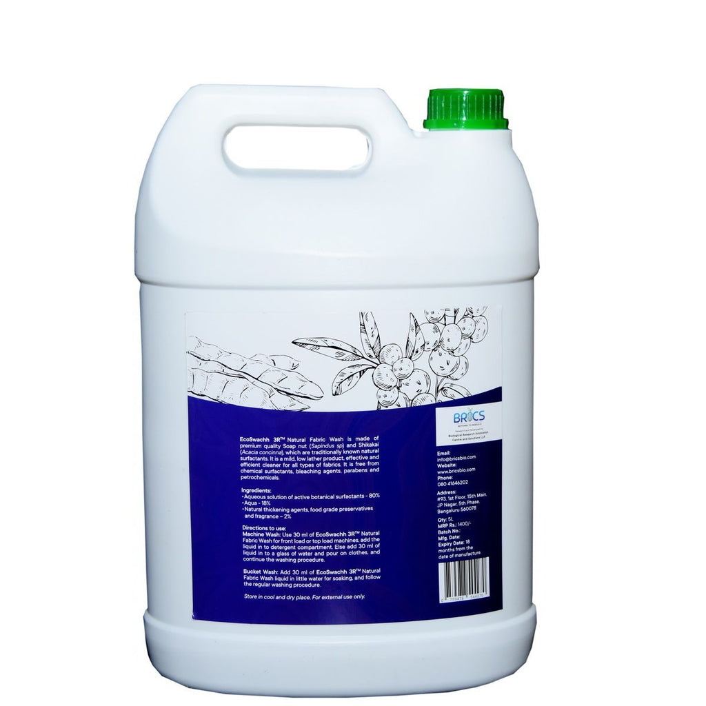 EcoSwachh 3R Natural Fabric Wash 5L