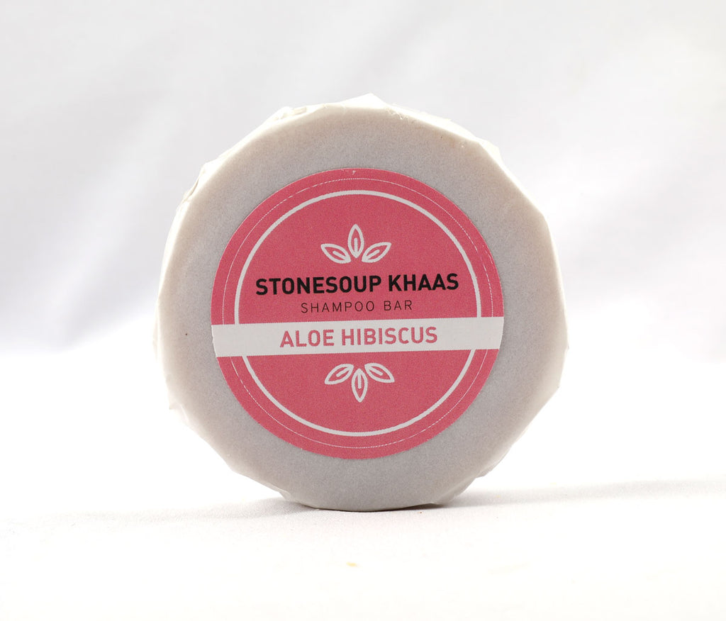 Stonesoup Khaas Shampoo Bar: Aloe Hibiscus 100g - Stonesoup Shop