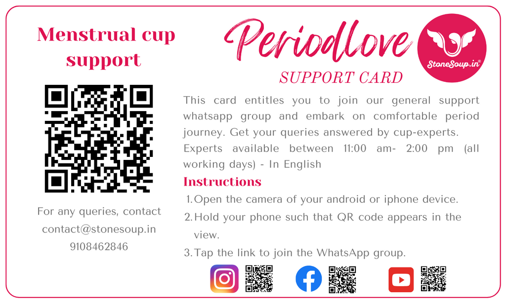 PeriodLove General support card
