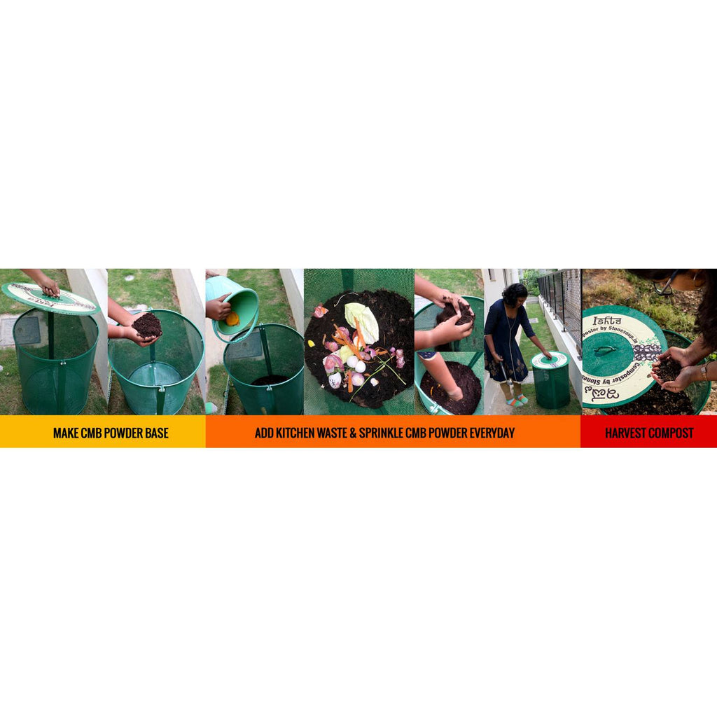 ISHTA: LEAF COMPOSTER / OUTDOOR COMPOSTER :