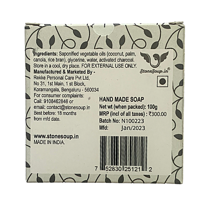 Stonesoup Khaas Charcoal soap