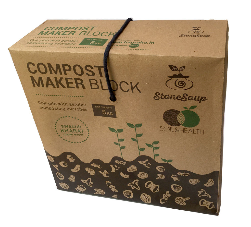Buy Compost Maker Block | 5 KG - Stonesoup – Stonesoup Shop