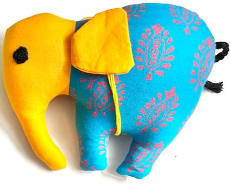 Eco-friendly Stuffed Cotton fabric plush toy elephant big