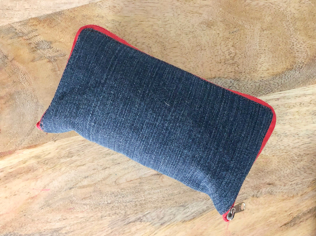 Denim Foldable Shopping Pouch