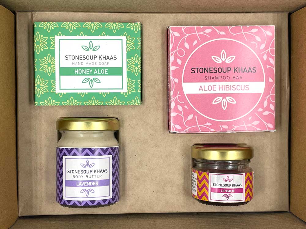 Natural Personal care Gift hamper for her|Stonesoup Shop