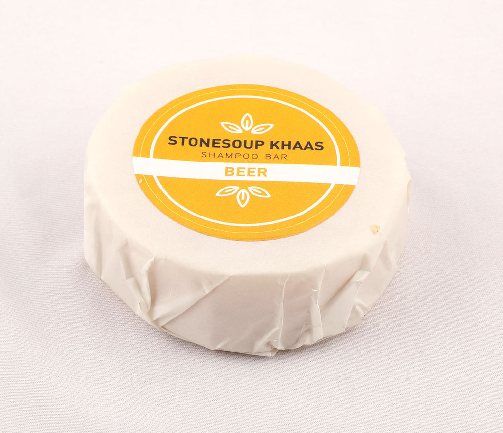 Stonesoup Khaas Shampoo Bar: Beer 100g - Stonesoup Shop