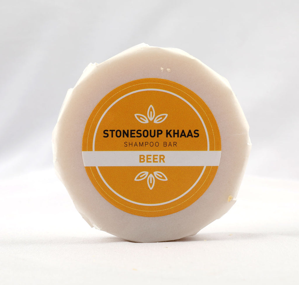 Stonesoup Khaas Shampoo Bar: Beer 100g - Stonesoup Shop