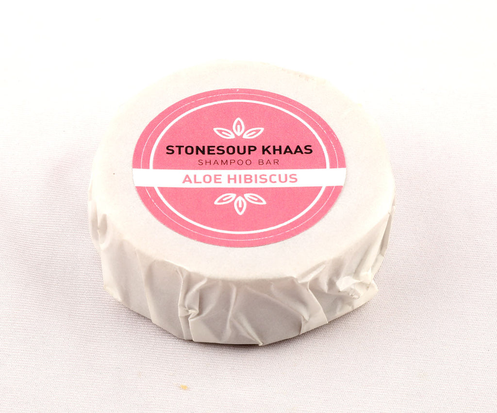Stonesoup Khaas Shampoo Bar: Aloe Hibiscus 100g - Stonesoup Shop
