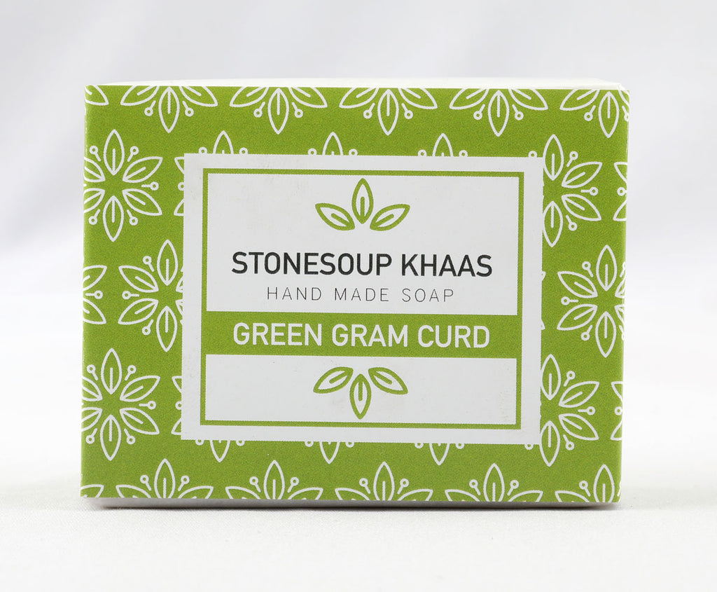 Stonesoup Khaas Soap: Green Gram Curd 100g - Stonesoup Shop