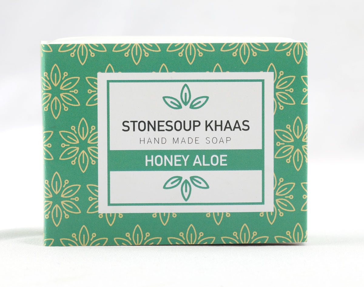 Stonesoup Khaas Soap: Honey Aloe 100g - Stonesoup Shop