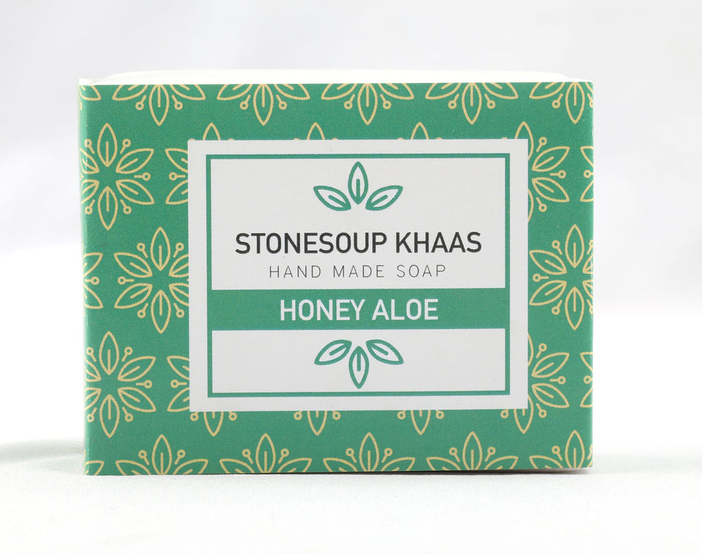 Stonesoup Khaas Soap: Honey Aloe 100g - Stonesoup Shop