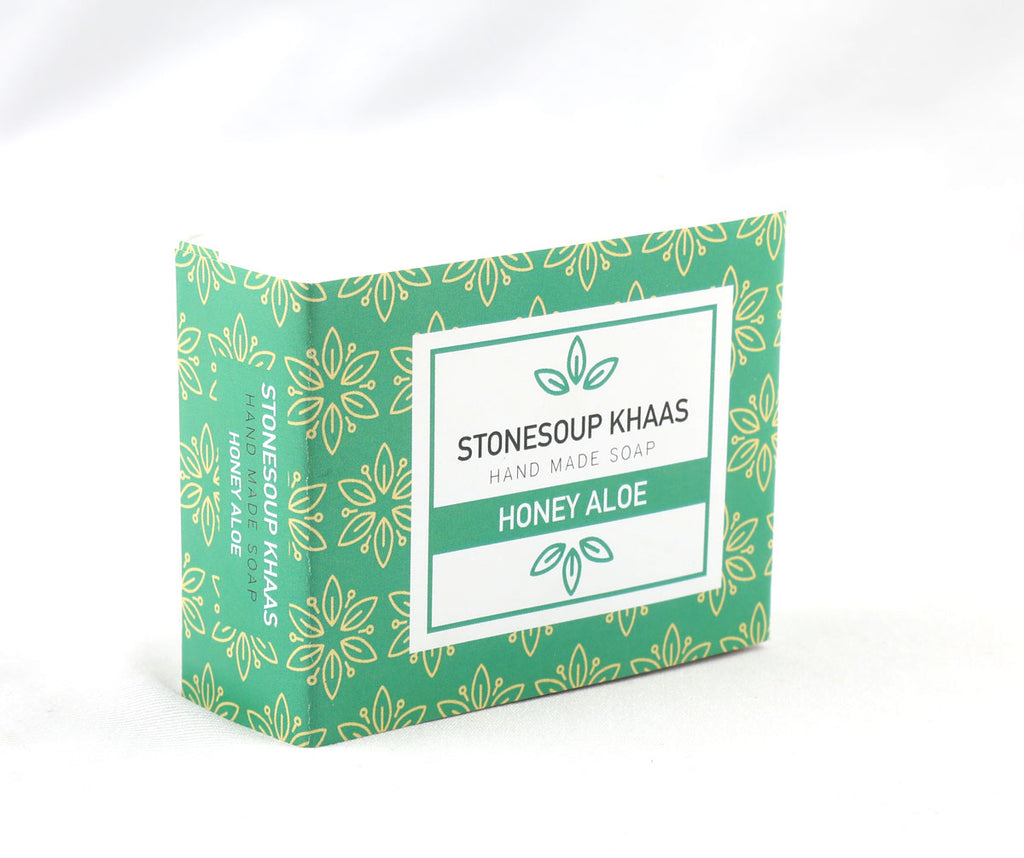 Stonesoup Khaas Soap: Honey Aloe 100g - Stonesoup Shop